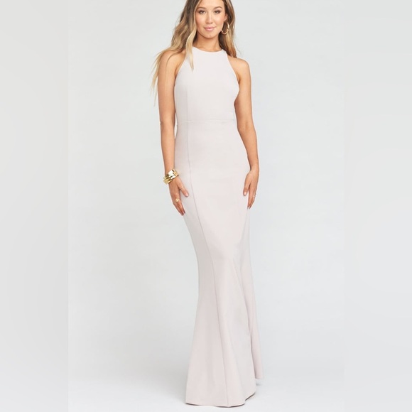 Show Me Your Mumu Chicago High Neck Gown in Blush - XXL - Picture 1 of 4